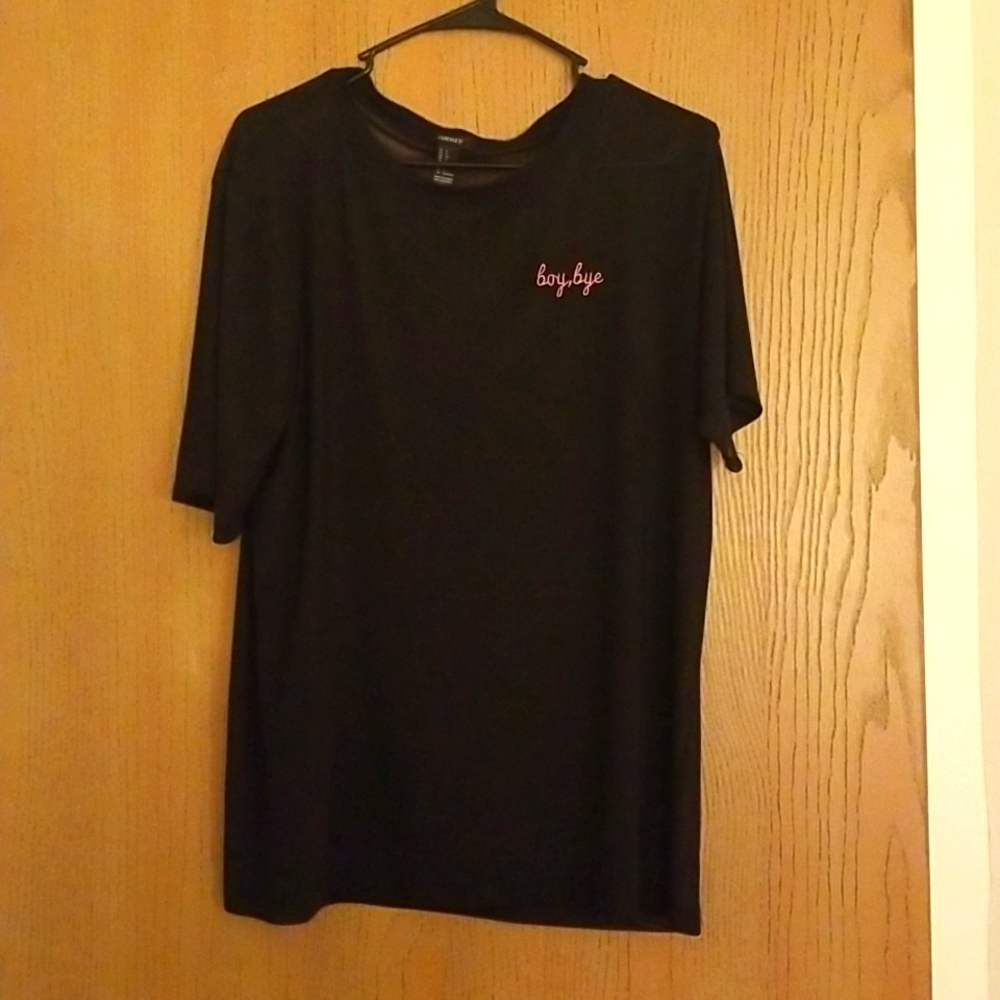 Sheer black t-shirt